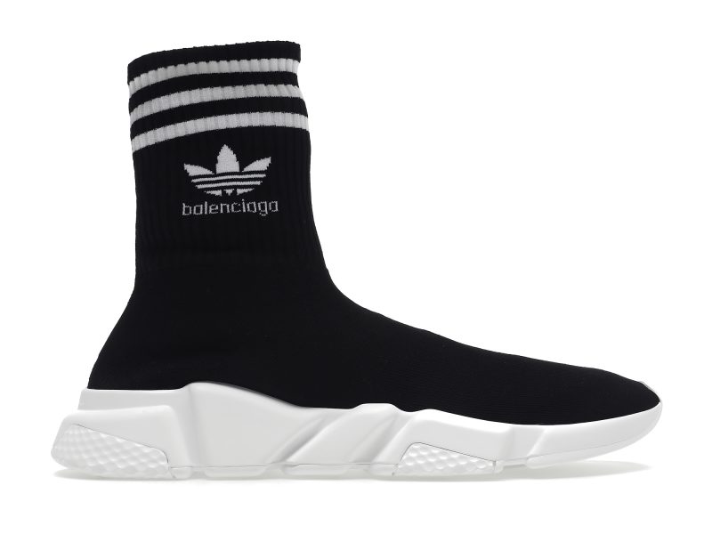 Balenciaga x adidas Speed Trainer Black White 2