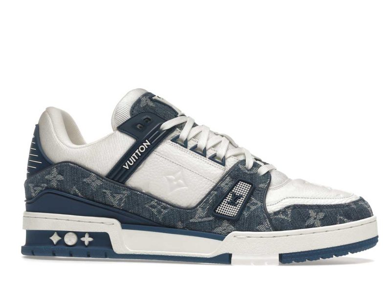 Louis Vuittоп Trainer Monogram Denim White Blue.jpg