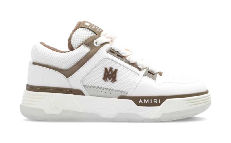 AMIRI MA 1 White Chamoisee Brown