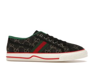 Gucci Tennis 1977 GG Logo Black Multi