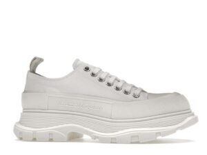 Alexander McQueen Tread Slick Low Lace Up White White.jpg