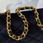 hanel ap3363 flap baguette bag velvet black 004 luxibags.ru .jpg